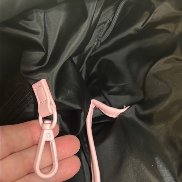 Wildfox Black and silver Tote or Shoulder Bag zipper NWT - Picture 9 of 17